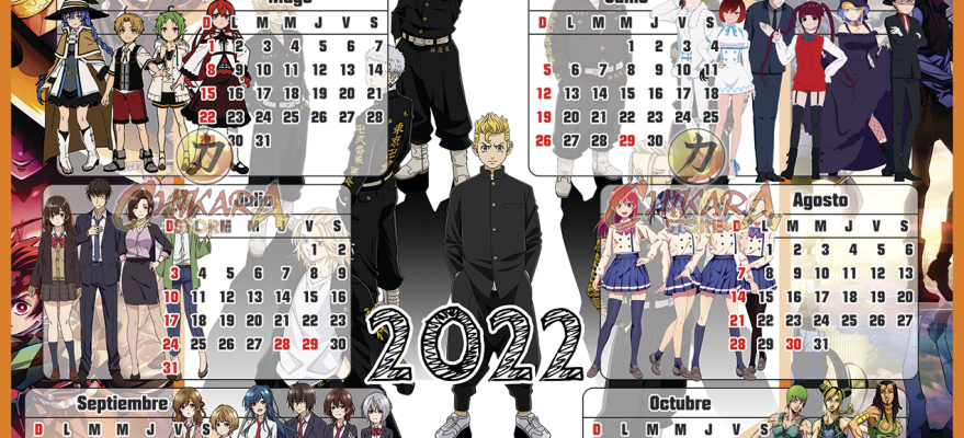 Calendario Anime 2022 – Chikara Store